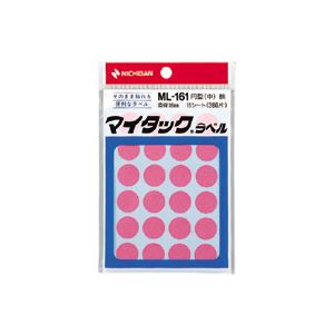 直送・代引不可 (まとめ) ニチバン カラーラベル 一般用 ML-161 一般用(単色) 16mm径 ML-16111 桃 1P入 【×10セット】 別商品の同時注文不可
