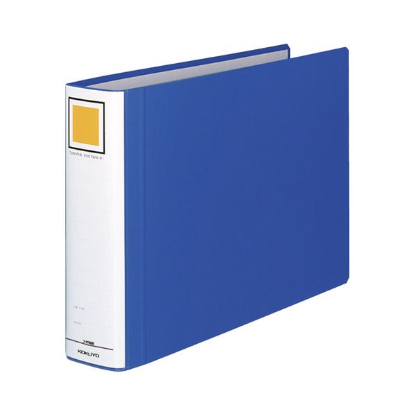 直送・代引不可 (まとめ) コクヨ チューブファイル(エコツインR) B4ヨコ 600枚収容 背幅75mm 青 フ-RT669B 1冊 【×4セット】 別商品の同時注文不可
