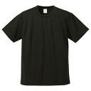 直送・代引不可UVカット・吸汗速乾・5枚セット・4.1オンスさらさらドライ Tシャツ ブラック L別商品の同時注文不可