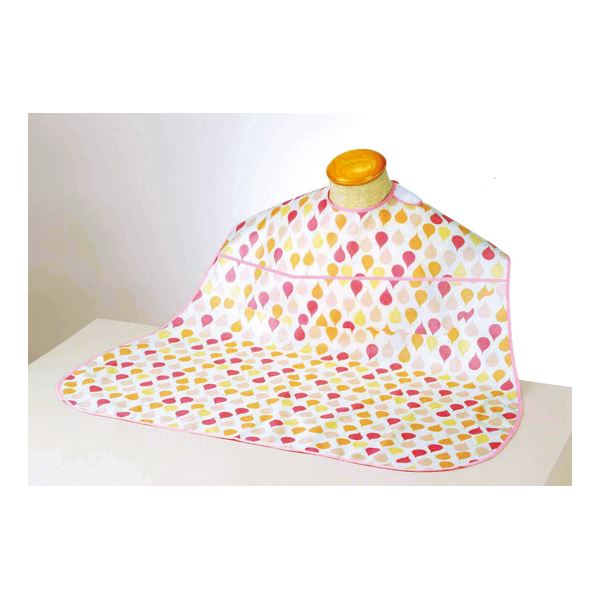 直送・代引不可 (まとめ)竹虎 食事用エプロン ポケット付ソフラピレンエプロンしずく(1)オレンジ2519 102251【×3セット】 別商品の同時注文不可