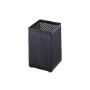 直送・代引不可 (業務用セット) パンチングメタル ペンスタンドペン立て 角型 ブラック PS-K1BK【×15セット】 別商品の同時注文不可