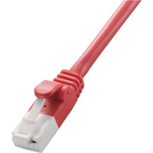直送・代引不可 (まとめ) エレコム Cat6対応ツメ折れ防止LANケーブル レッド 3m LD-GPT/R3/RS 1本 【×10セット】 別商品の同時注文不可