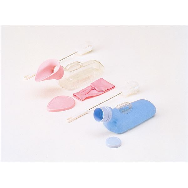 直送・代引不可(まとめ)アロン化成 尿器 アロン 尿器(透明)カバー付 女性用 533-731【×2セット】別商品..