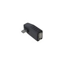 直送・代引不可 (まとめ)変換名人 変換プラグ microHOST 左L型 USBMCH-LL【×20セット】 別商品の同時注文不可
