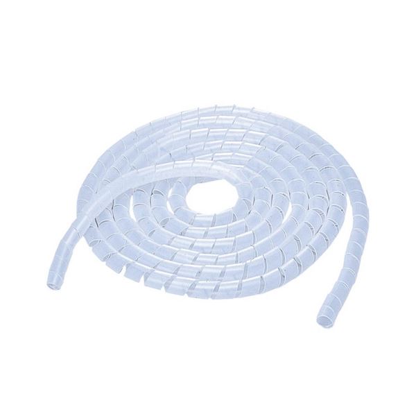 直送・代引不可 (まとめ) エレコム ケーブルスパイラルチューブ 内径20mm 長さ5m クリア BST-20CR 1本 【×5セット】 別商品の同時注文不可