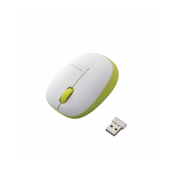 直送・代引不可 (まとめ)エレコム ワイヤレスBlueLEDマウス M-BL20DBGN【×3セット】 別商品の同時注文不可