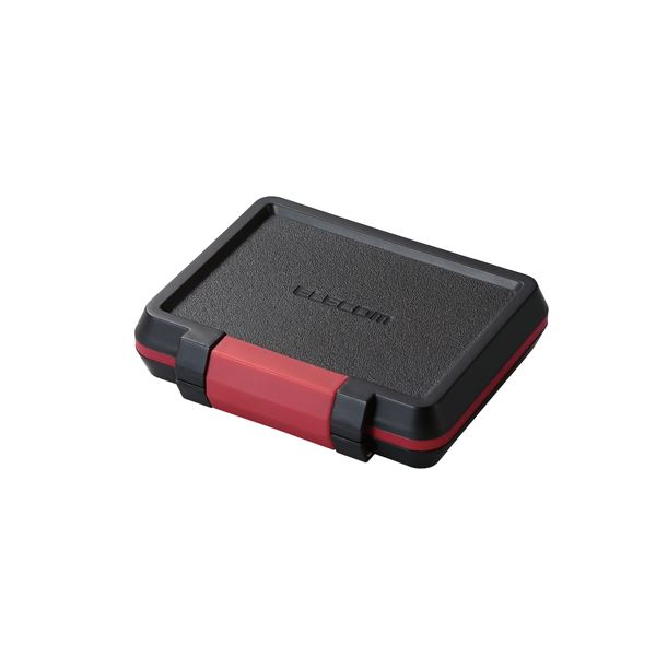 直送・代引不可 (まとめ) エレコム SD/microSD/XQDカードケース(耐衝撃) CMC-SDCHD02BK 【×5セット】 別商品の同時注文不可