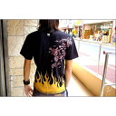 直送・代引不可戦国武将Tシャツ 【前田慶次】 XLサイズ 半袖 綿100% ブラック(黒) 〔メンズ 大きいサイズ Uネック おもしろ〕別商品の同時注文不可