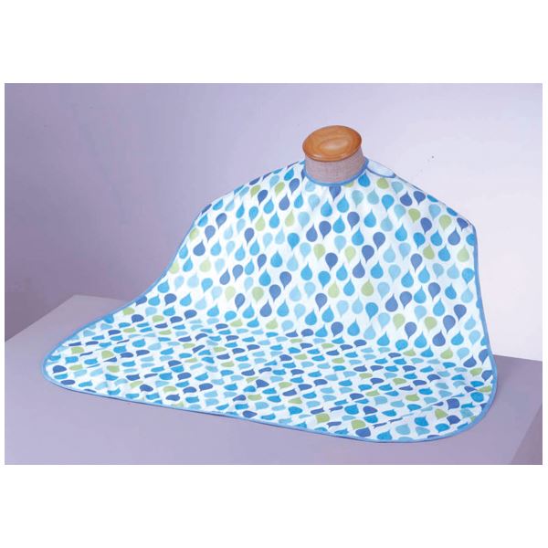 直送・代引不可 (まとめ)竹虎 食事用エプロン ソフラピレンエプロンしずく (2)ブルー 102240【×5セット】 別商品の同時注文不可