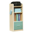 直送・代引不可ランドセルラック(子供部屋家具/収納ラック) 幅44cm 木製(天然木) 引き出し収納付き 日本製 ナチュラル 【ANJU】あんじゅ 【完成品】【代引不可】別商品の同時注文不可