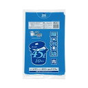 直送・代引不可 厚口ポリ袋45L 10枚入03LD青 PR41 【(60袋×5ケース)合計300袋セット】 38-293 別商品の同時注文不可