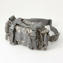 直送・代引不可アメリカ陸軍 3WAYウエストバッグ ナイロン(1000デニール) 防水生地使用 B S056YN ACU カモ 【 レプリカ 】 別商品の同時注文不可(4)