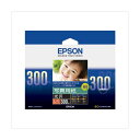 直送・代引不可 (業務用セット) エプソン EPSON純正プリンタ用紙 写真用紙(光沢) KL300PSKR 300枚入 【×2セット】 別商品の同時注文不可