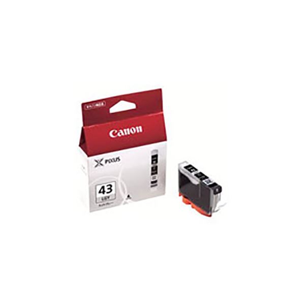 直送・代引不可 (業務用5セット) 【純正品】 Canon キャノン インクカートリッジ/トナーカートリッジ 【6383B001 BCI-43LGY ライトグレー】 別商品の同時注文不可