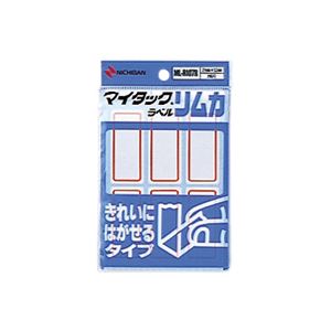 直送・代引不可（まとめ） ニチバン マイタック(R) ラベル リムカ(R) 枠付きラベル（きれいにはがせるタイプ） ML-R107R 赤枠 1P入 【×..