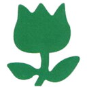 直送・代引不可 (まとめ)Carla Craft クラフトパンチM CP-2 チューリップA【×5セット】 別商品の同時注文不可