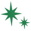 直送・代引不可 (まとめ)Carla Craft クラフトパンチM CP-2 スパークル【×5セット】 別商品の同時注文不可