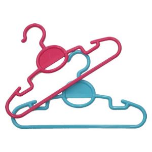 直送・代引不可 (まとめ) 子供用ハンガー/衣類ハンガー 【2本組】 重ね吊り 吊りスカート・ズボン可 【×30個セット】 別商品の同時注文不可