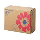 直送・代引不可 (まとめ)TANOSEE ゴミ袋 コンパクト 透明45L BOXタイプ 1箱(110枚)【×5セット】 別商品の同時注文不可