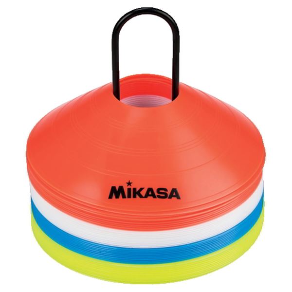 直送・代引不可 MIKASA(ミカサ)器具 マーカーコーン(4色×10枚セット) 【CO40MINI】 別商品の同時注文不可