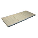直送・代引不可 マットレス 寝具 約幅80×奥行170×高さ4cm 表面い草100% い草 6つ折り ごろ寝マット 涼仙 りょうせん リビング 寝室【代引不可】 別商品の同時注文不可
