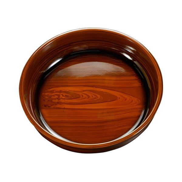 直送・代引不可 和風 菓子鉢/菓子皿 【木目 直径約24cm】 抗菌加工 〔和菓子 洋菓子 お菓子〕 別商品の..