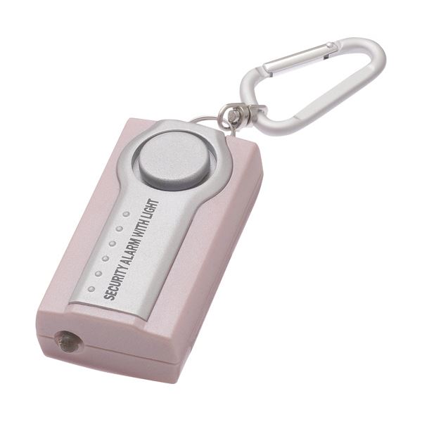 直送・代引不可 （まとめ）ヤザワLEDライト付セキュリティアラーム ピンク SE25P 1個【×10セット】 別..