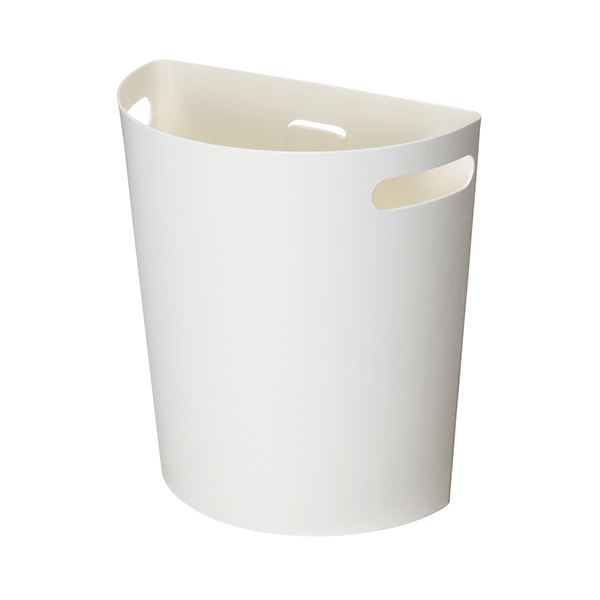 直送・代引不可 （まとめ）伊勢藤 壁掛けダストボックスMeluna（メルナ）9L マグネットシート付 ホワイ..