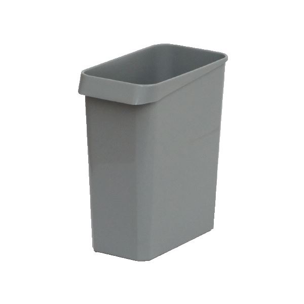 直送・代引不可 (まとめ）E-CON エコン ダストボックス 角型 #13 グレー【×10セット】 別商品の同時注文不可