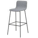 直送・代引不可 カウンターチェア ハイチェア 約幅454mm ライトグレー スチール BARSTOOL バースツール リビング ダイニング プレゼント【代引不可...