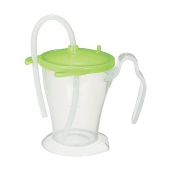 直送・代引不可 (まとめ)オオサキメディカル プラスハートベッド柵にも掛けられる ストローカップ グリーン 250ml 1個【×20セット】 別商品の同時注文不...