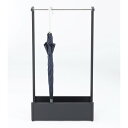 直送・代引不可 傘立て 約幅520mm ブラック 収納本数約8本 スチール ハンギング アンブレラスタンド お客様組立品 玄関 エントランス 入口【代引不可】 ...