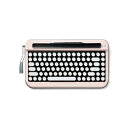 直送・代引不可 AJAX タイプライター風キーボードPENNA(ペナ) Baby Pink PNADBP 別商品の同時注文不可