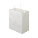 直送・代引不可 TANOSEE 紙手提袋 丸紐マチ広・中 ヨコ320×タテ350×マチ幅180mm 白無地 1セット(300枚:50枚×6パック) 別商品の同時...