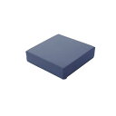 直送・代引不可ブロックソファー/ローソファー 【中 約幅60×奥行60×高さ15cm ブルー】 洗えるカバー 本体:日本製 〔リビング 寝室〕【代引不可】別商品の同時注文不可(3)