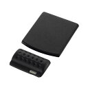 直送・代引不可 (まとめ) エレコム マウスパッド&リストレスト COMFY ブラック MP-114BK 1枚 【×10セット】 別商品の同時注文不可(2)