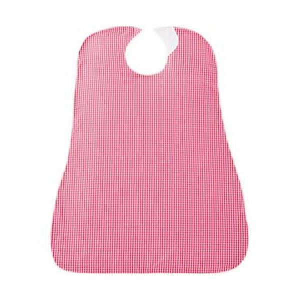 直送・代引不可 (まとめ)カネモ商事 LOr食事用エプロンギンガムチェックレッド 1枚【×10セット】 別商品の同時注文不可