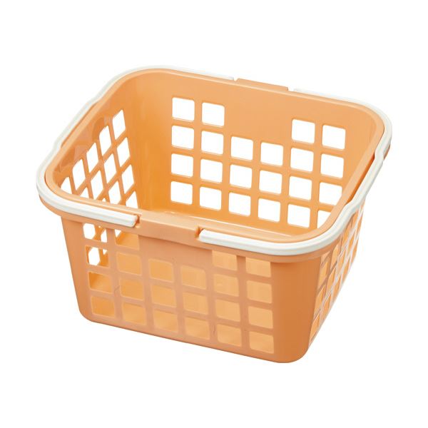 直送・代引不可 （まとめ）アサヒ化成 サンテール バスケット#28 ペールオレンジ K-0228 1個 【×50セット】 別商品の同時注文不可