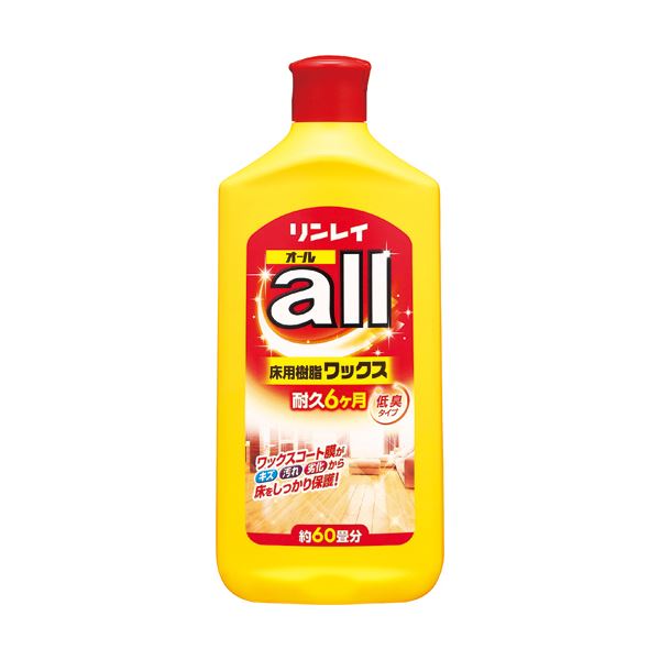 直送・代引不可 リンレイ 床用樹脂ワックスオール 1L 1本 【×10セット】 別商品の同時注文不可