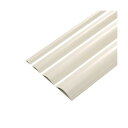 直送・代引不可 (まとめ) サンワサプライ ケーブルカバー幅50mm×長さ1m アイボリー CA-R50 1本 【×10セット】 別商品の同時注文不可