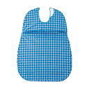 直送・代引不可 (まとめ)オオサキメディカル プラスハートこぼれにくい食事用エプロン サイドタック ブルー 73744 1枚【×10セット】 別商品の同時注文不...