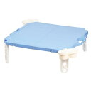 直送・代引不可 アウトドア用 折りたたみテーブル 【ブルー】 幅63cm 耐荷重4kg 日本製 『パール金属 ピクジェネ』 〔キャンプ レジャー 遠足〕 別商品...