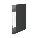 直送・代引不可 (まとめ)コクヨ クリヤーブック(Glassele) 固定式・背ポケット A4タテ 40ポケット ブラック ラ-GLB40D 1冊 【×10セッ...
