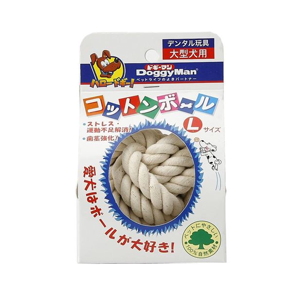 直送・代引不可 （まとめ）ドギーマンコットンボール L【×12セット】 別商品の同時注文不可