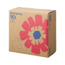 直送・代引不可 (まとめ)TANOSEE ゴミ袋 コンパクト 透明90L BOXタイプ 1箱(110枚)【×2セット】 別商品の同時注文不可