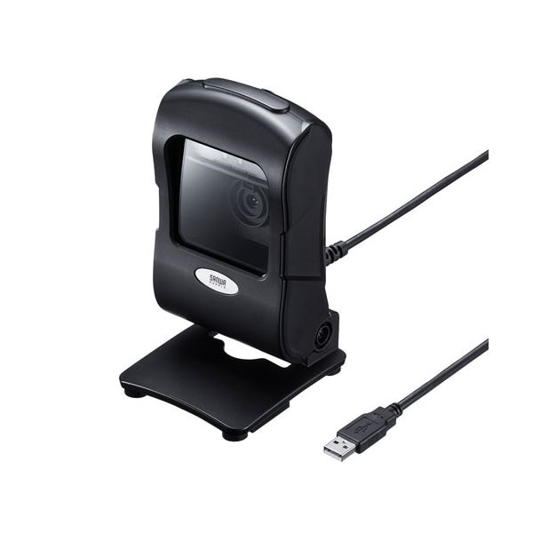 直送・代引不可 サンワサプライ 2次元バーコードリーダー(定置式) BCR-2DST3BK 別商品の同時注文不可