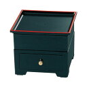 直送・代引不可5寸 嵐山松花堂 【盆蓋セット 黒天朱 A】 153×153×133mm 日本製 〔和食 レストラン 店舗 お店〕【代引不可】別商品の同時注文不可