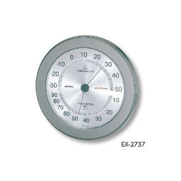 直送・代引不可 丸型精密温湿度計 EX-2737 別商品の同時注文不可