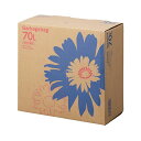 直送・代引不可 (まとめ)TANOSEE ゴミ袋 コンパクト乳白半透明 70L BOXタイプ 1箱(110枚)【×2セット】 別商品の同時注文不可