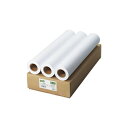 直送・代引不可 (まとめ)TANOSEE インクジェット用普通紙A1ロール 594mm×60m 1箱(3本)【×3セット】 別商品の同時注文不可